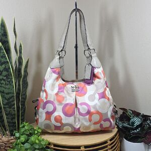Coach Madison OP Art “Maggie” Shoulder Bag